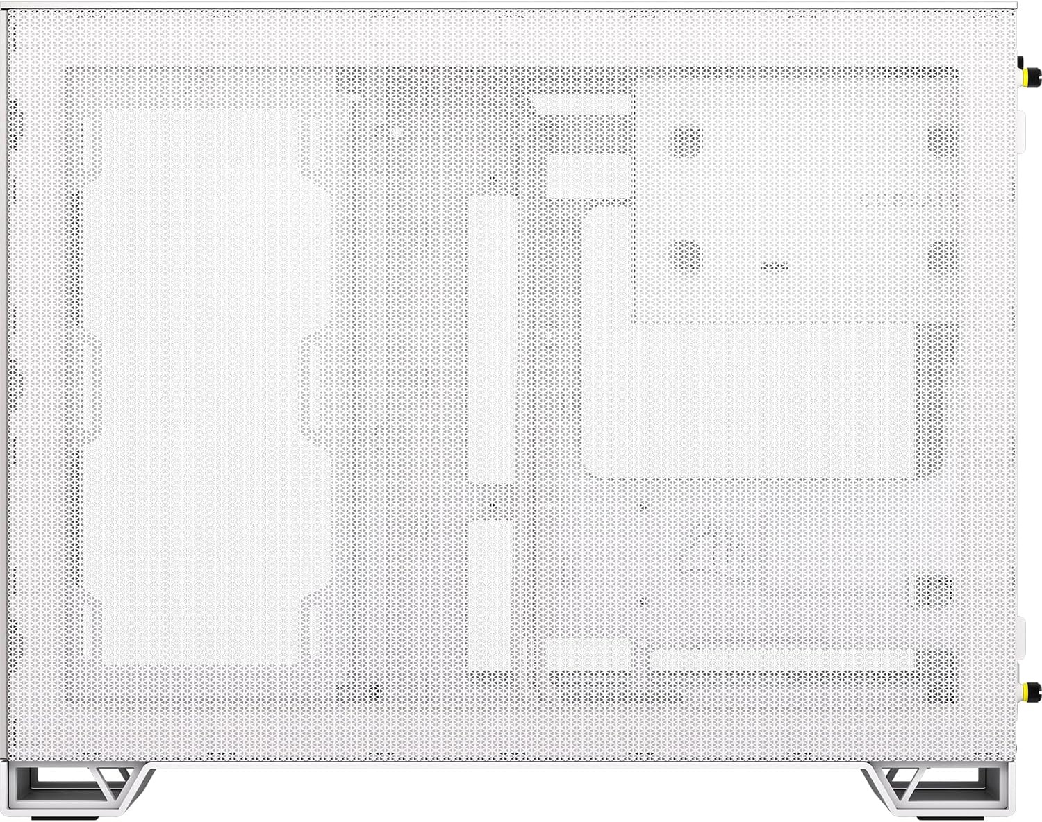 image:imageCORSAIR 2500X SmallTower mATX Dual Chamber PC Case Panoramic Tempered Glass Reverse Connection Motherboard Compatible No Fans Included BlackObsidian AluminiumWhiteSatin Gray