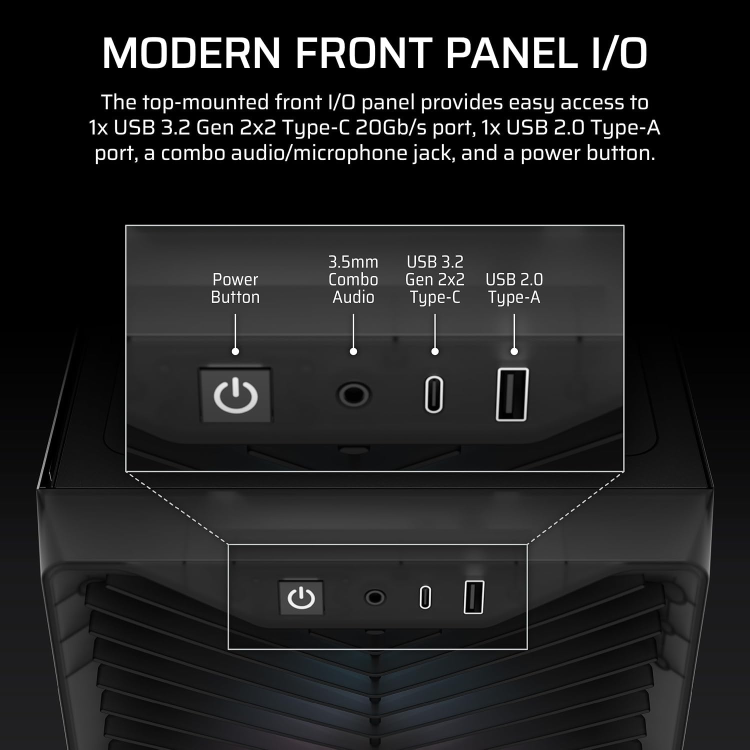 image:imageCORSAIR 3200D RS ARGB MidTower PC Case 3X RS120 ARGB PWM Fans Included GPU Antisag Stabilization Arm ASUS BTF MSI Project Zero Gigabyte Project Stealth SmokeSmoke