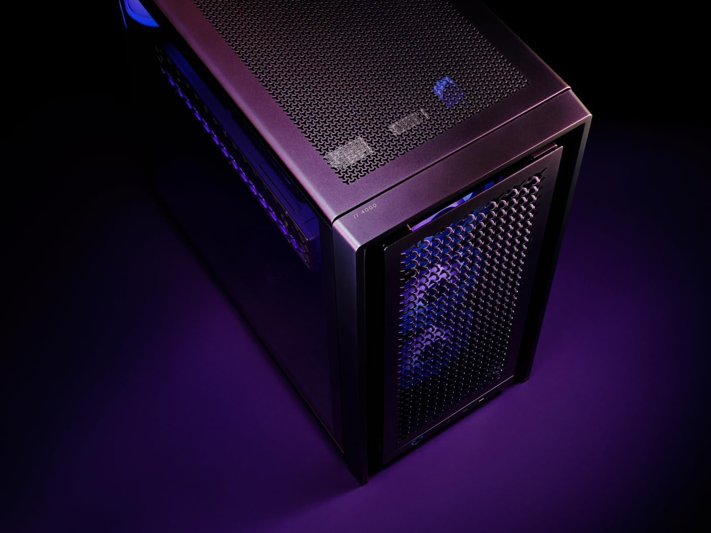 image:imageCORSAIR Frame 4000D Vault Series Modular MidTower ATX PC Case High Airflow InfiniRail Fan Mounting System Modular Customization Spacious Interior GPU AntiSag Galaxy