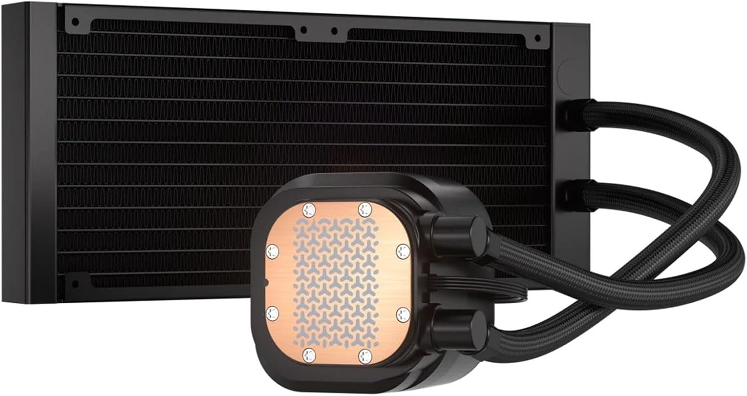 image:imageCORSAIR Nautilus 240 RS Liquid CPU Cooler 240mm AIO LowNoise Direct Motherboard Connection DaisyChain Intel LGA 18511700 AMD AM5AM4 2X RS120 Fans Included BlackBlack