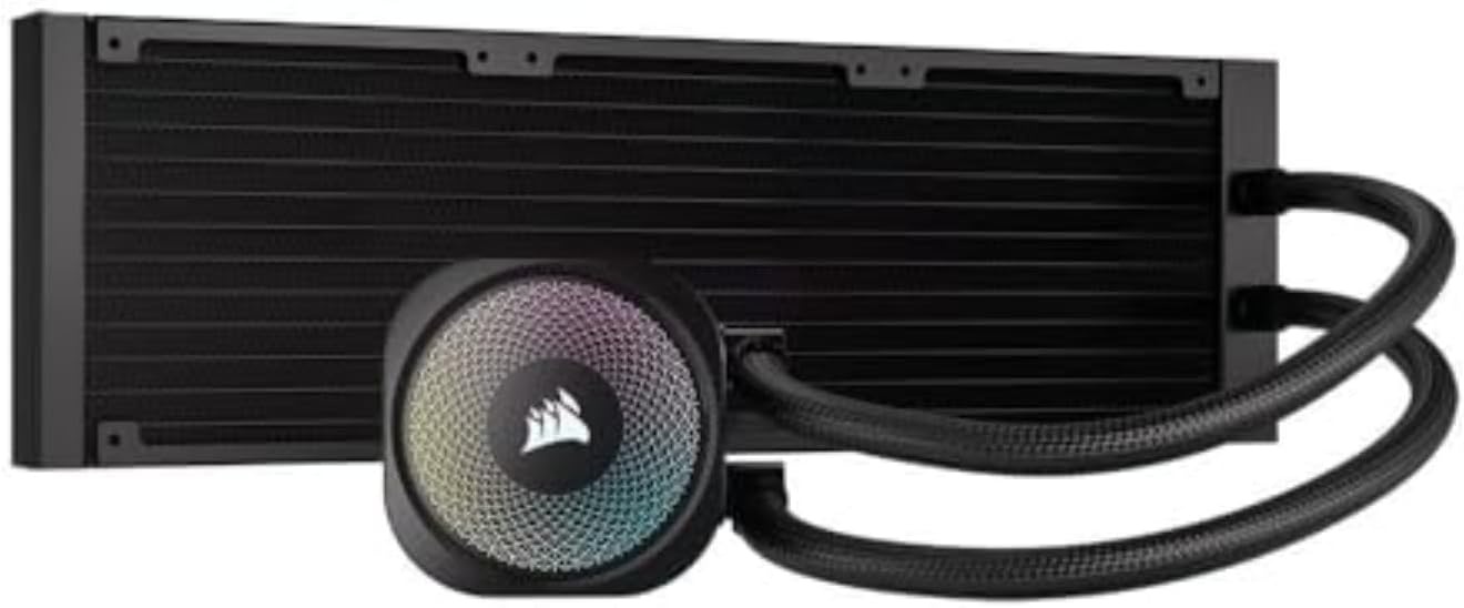image:imageCORSAIR Nautilus 240 RS Liquid CPU Cooler 240mm AIO LowNoise Direct Motherboard Connection DaisyChain Intel LGA 18511700 AMD AM5AM4 2X RS120 Fans Included BlackBlack