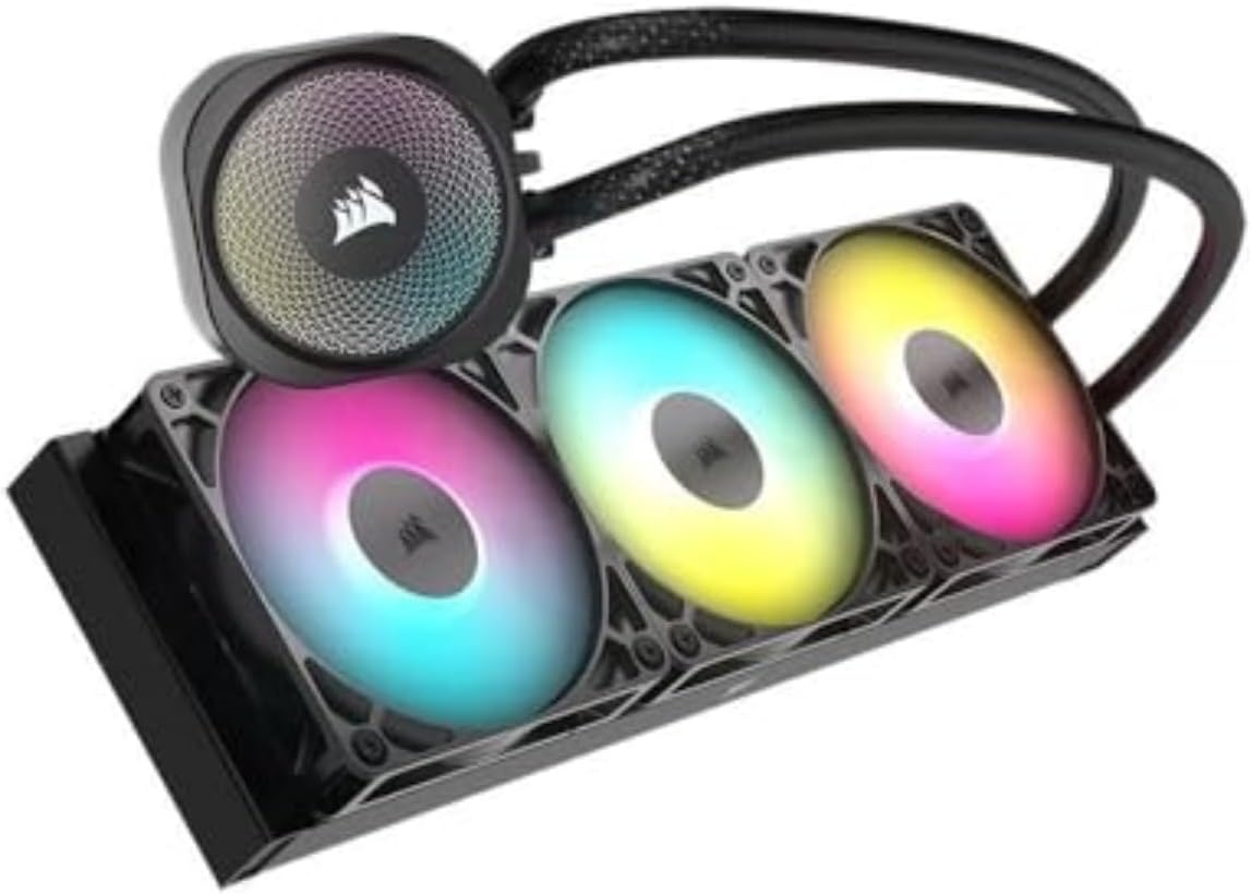image:imageCORSAIR Nautilus 240 RS Liquid CPU Cooler 240mm AIO LowNoise Direct Motherboard Connection DaisyChain Intel LGA 18511700 AMD AM5AM4 2X RS120 Fans Included BlackBlack