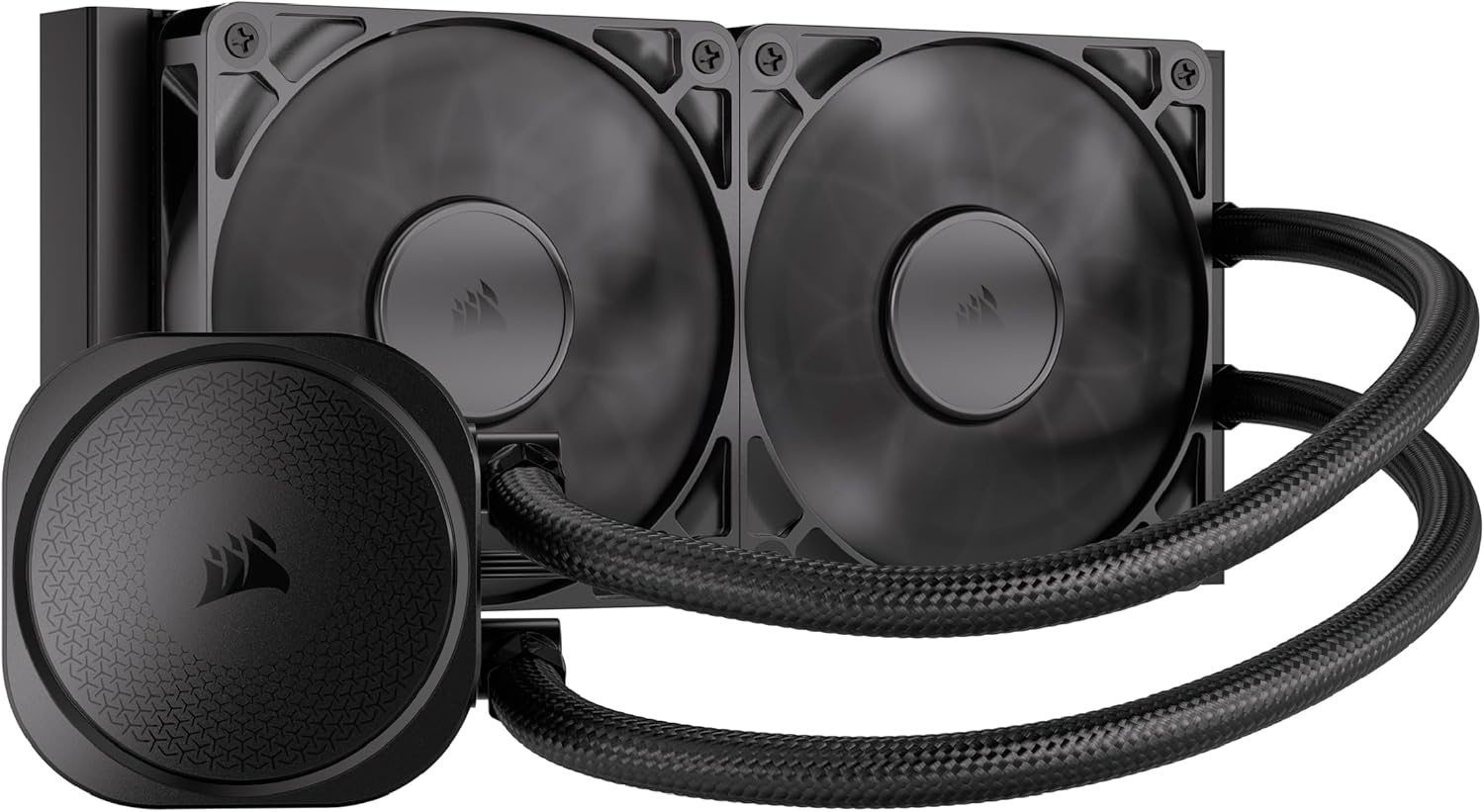 image:imageCORSAIR Nautilus 240 RS Liquid CPU Cooler 240mm AIO LowNoise Direct Motherboard Connection DaisyChain Intel LGA 18511700 AMD AM5AM4 2X RS120 Fans Included BlackBlack