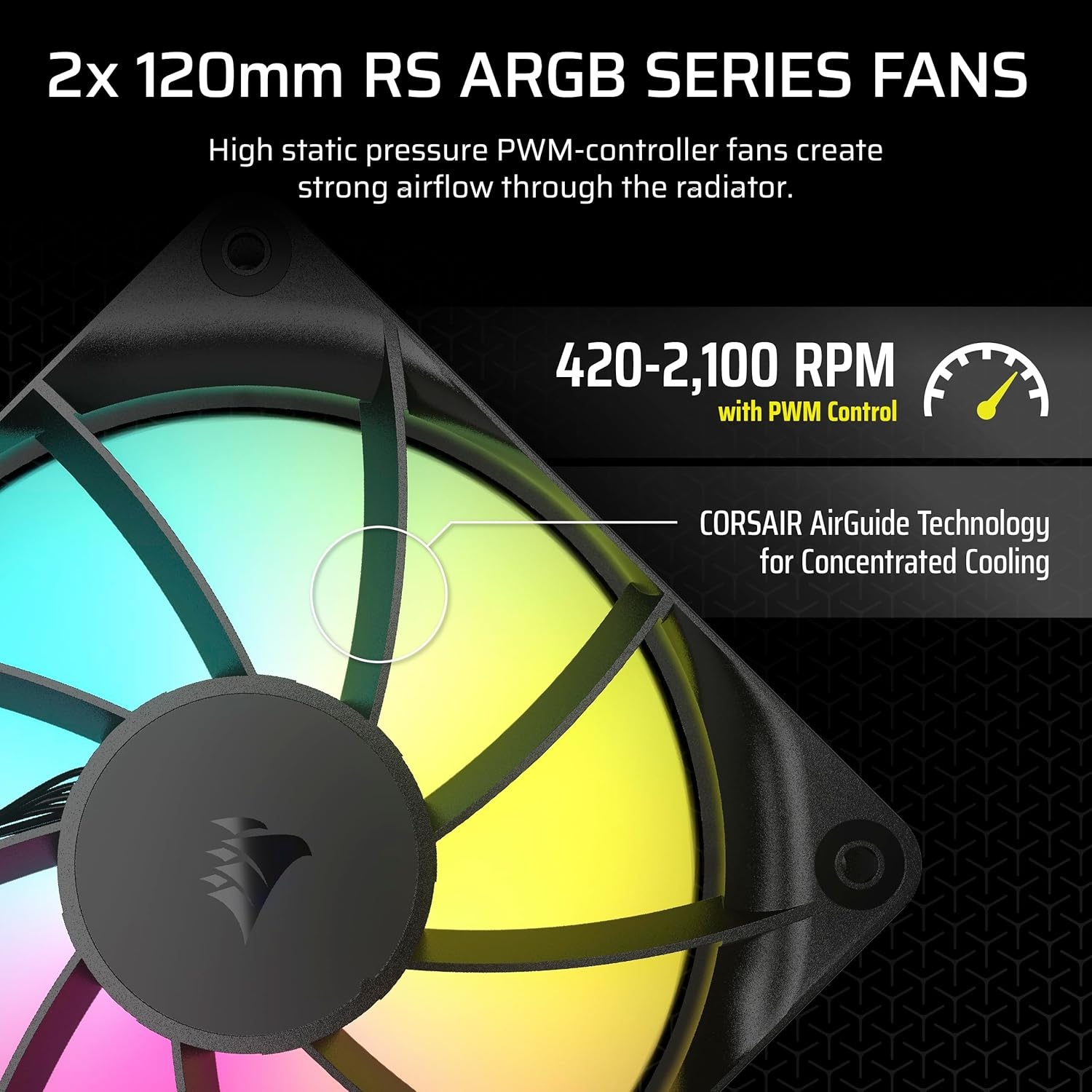 image:imageCORSAIR Nautilus 240 RS Liquid CPU Cooler 240mm AIO LowNoise Direct Motherboard Connection DaisyChain Intel LGA 18511700 AMD AM5AM4 2X RS120 Fans Included BlackBlack