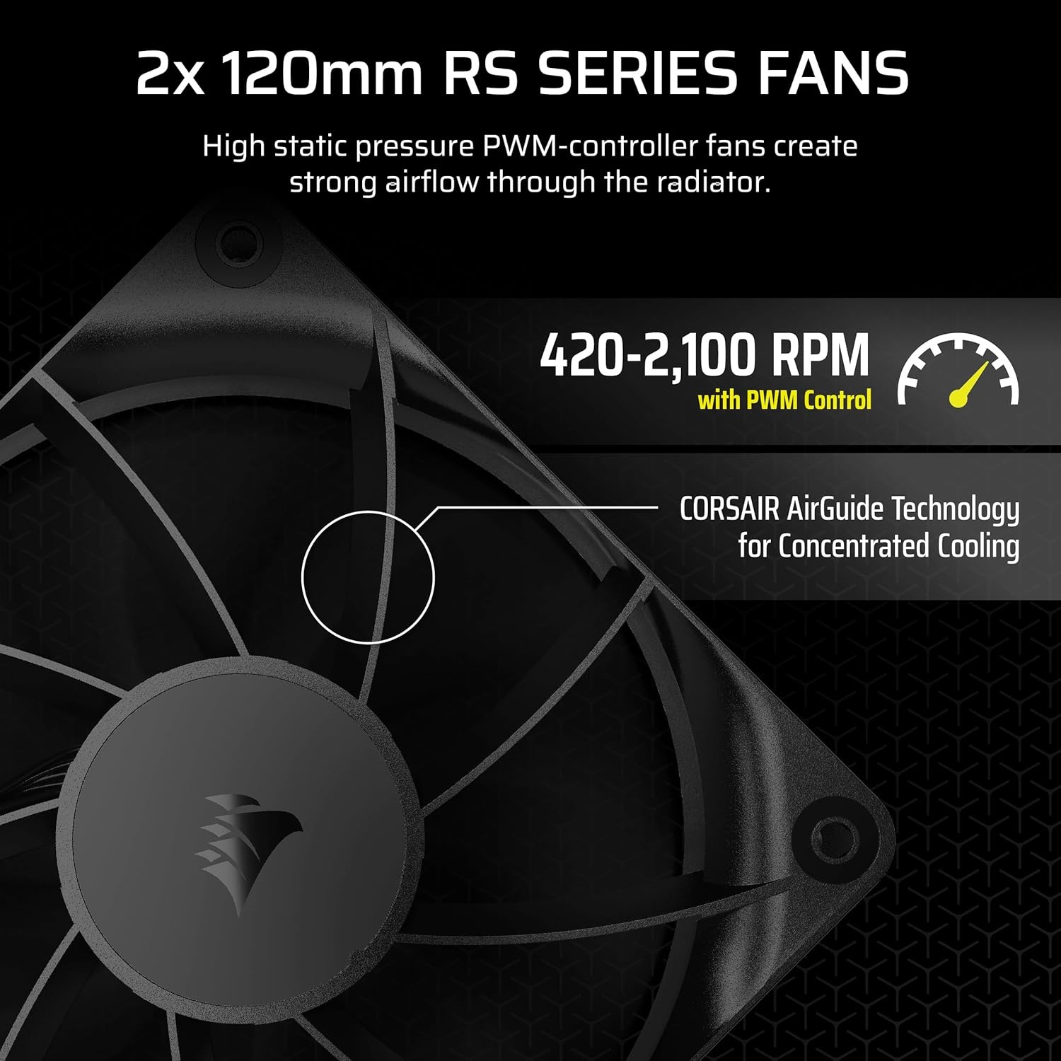 image:imageCORSAIR Nautilus 240 RS Liquid CPU Cooler 240mm AIO LowNoise Direct Motherboard Connection DaisyChain Intel LGA 18511700 AMD AM5AM4 2X RS120 Fans Included BlackBlack