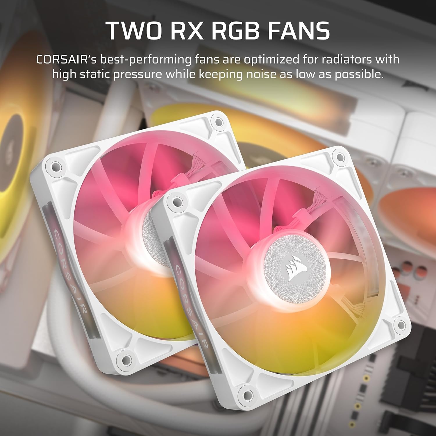image:imageCORSAIR iCUE Link Titan 240 RX LCD Liquid CPU Cooler 240mm AIO LowNoise FlowDrive Cooling Engine Intel LGA 18511700 AMD AM5AM4 2X RX120 RGB Fans iCUE Link System Hub Included BlackWhite