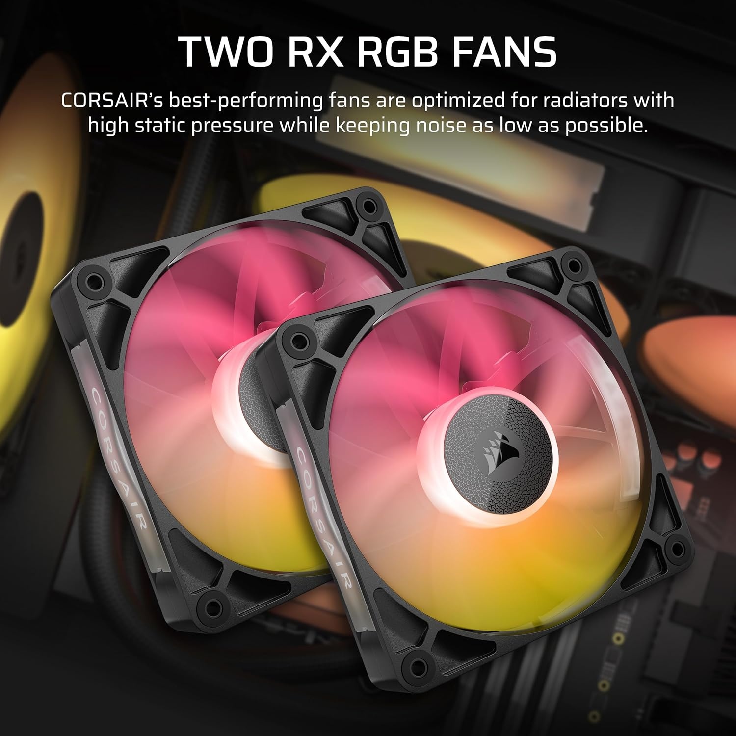 image:imageCORSAIR iCUE Link Titan 240 RX LCD Liquid CPU Cooler 240mm AIO LowNoise FlowDrive Cooling Engine Intel LGA 18511700 AMD AM5AM4 2X RX120 RGB Fans iCUE Link System Hub Included BlackBlack