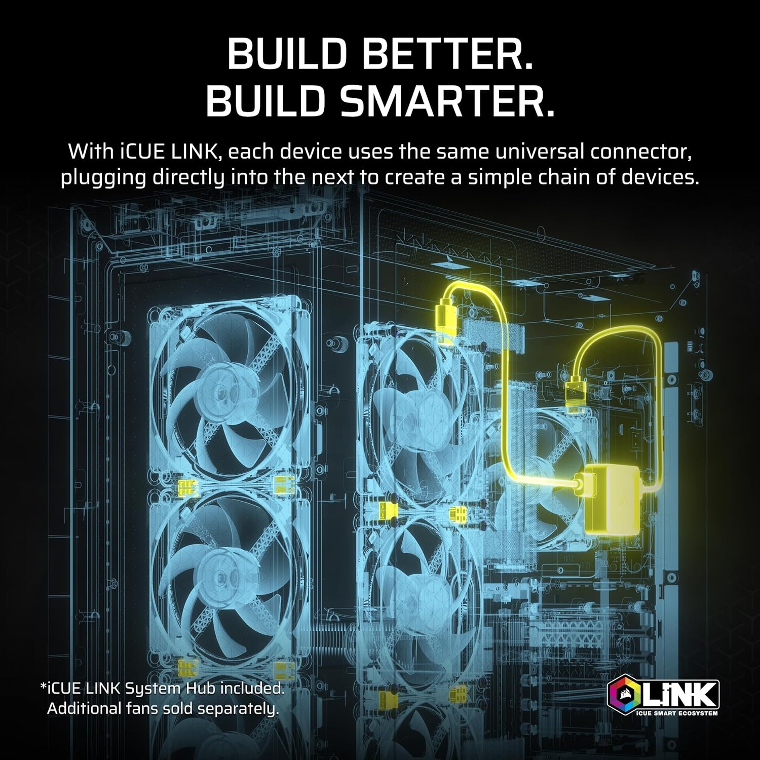 image:imageCORSAIR iCUE Link Titan 280 RX RGB Liquid CPU Cooler 280mm AIO LowNoise FlowDrive Cooling Engine Intel LGA 18511700 AMD AM5AM4 2X RX140 RGB Fans iCUE Link System Hub Included BlackWhite