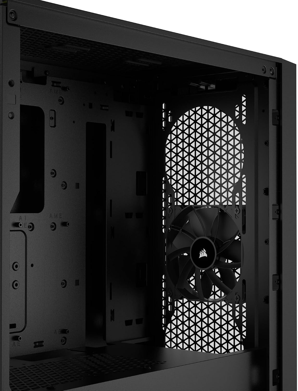 image:imageCorsair 3000D Airflow MidTower PC Case 3Pin Fans FourSlot GPU Support Fits up to 8X 120mm Fans HighAirflow Design WhiteBlack