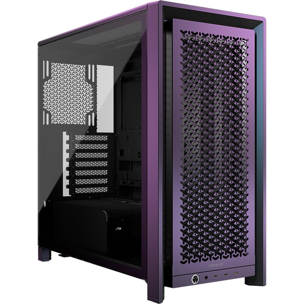 image:imageCORSAIR Frame 4000D Vault Series Modular MidTower ATX PC Case High Airflow InfiniRail Fan Mounting System Modular Customization Spacious Interior GPU AntiSag Galaxy