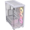 image:imageCORSAIR iCUE Link 3500X RGB MidTower ATX PC Case  Panoramic Tempered Glass  Reverse Connection Motherboard Compatible  3X CORSAIR iCUE Link RX120 RGB Fans Included  WhiteWhite