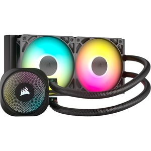CORSAIR Nautilus 240 RS Liquid CPU Cooler – 240mm AIO – Low-Noise – Direct Motherboard Connection – Daisy-Chain – Intel LGA 1851/1700, AMD AM5/AM4 – 2X RS120 Fans Included – Black(Black)