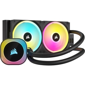 CORSAIR iCUE Link H115i RGB Liquid CPU Cooler – 280mm AIO – QX140 RGB Fans – Fits Intel® LGA 1700, AMD® AM5 – iCUE Link System Hub Included – Black(Black)