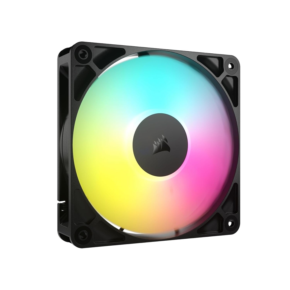 image:imageCORSAIR RS120 ARGB 120mm PWM Fans DaisyChain Connection LowNoise Magnetic Dome Bearing Triple Pack WhiteBlack