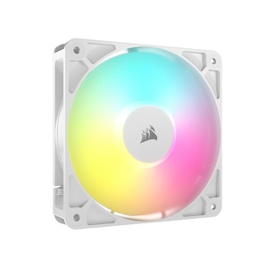 CORSAIR RS120 ARGB 120mm PWM Fans – Daisy-Chain Connection – Low-Noise – Magnetic Dome Bearing – Triple Pack – White(White)