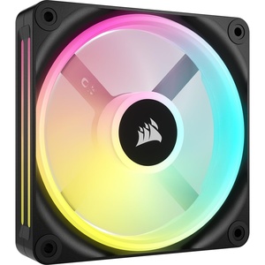 Corsair iCUE Link QX140 RGB 140mm Magnetic Dome RGB Single Fan – Black(Black)